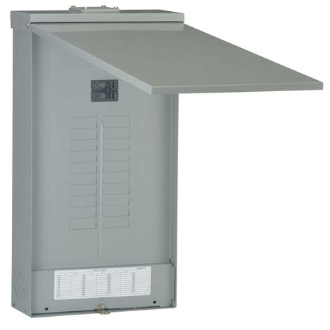 outdoor electrical circuit breaker panel box|outside main electric power box.